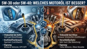 5W-30 oder 5W-40: Welches Motoröl ist besser?
