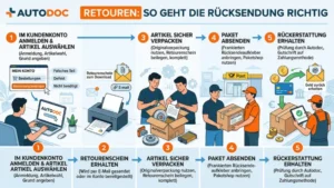 Autodoc Retouren: So geht die Rücksendung richtig