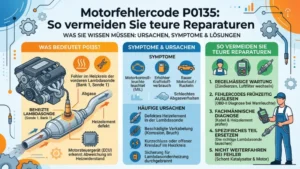 Motorfehlercode P0135: So vermeiden Sie teure Reparaturen