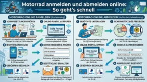 Motorrad anmelden und abmelden online: So geht’s schnell